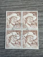 Briefmarken Helvetia Hermann Hesse 70 Rappen Block 4 guter Z