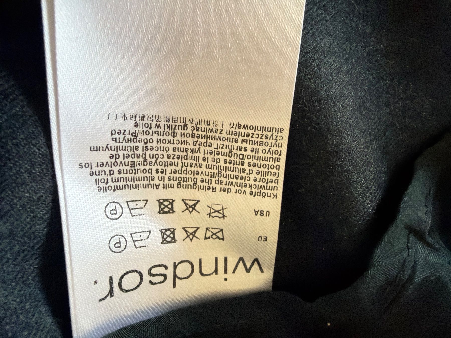 Windsor Giacche: Windsor, Woll Blazer Gr. 38, Anthrazit – Usato da Zürich venduto da Raetselbiene 7