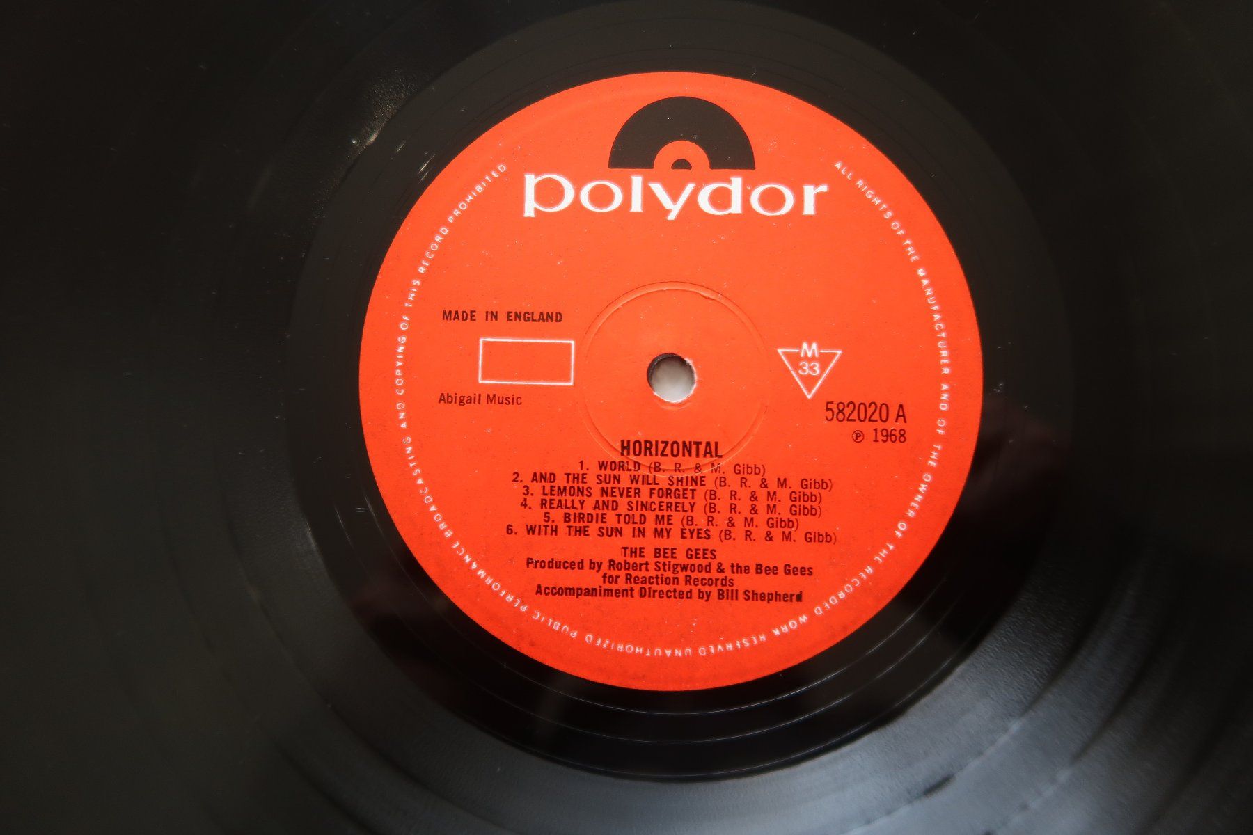 Dischi in vinile: BEE GEES - HORIZONTAL - englische Pressung - VINYL LP – Usato da Basel venduto da Patiscat 2