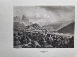 STEINEN STAHLSTICH BLATTGRÖSSE CA.34X25CM
