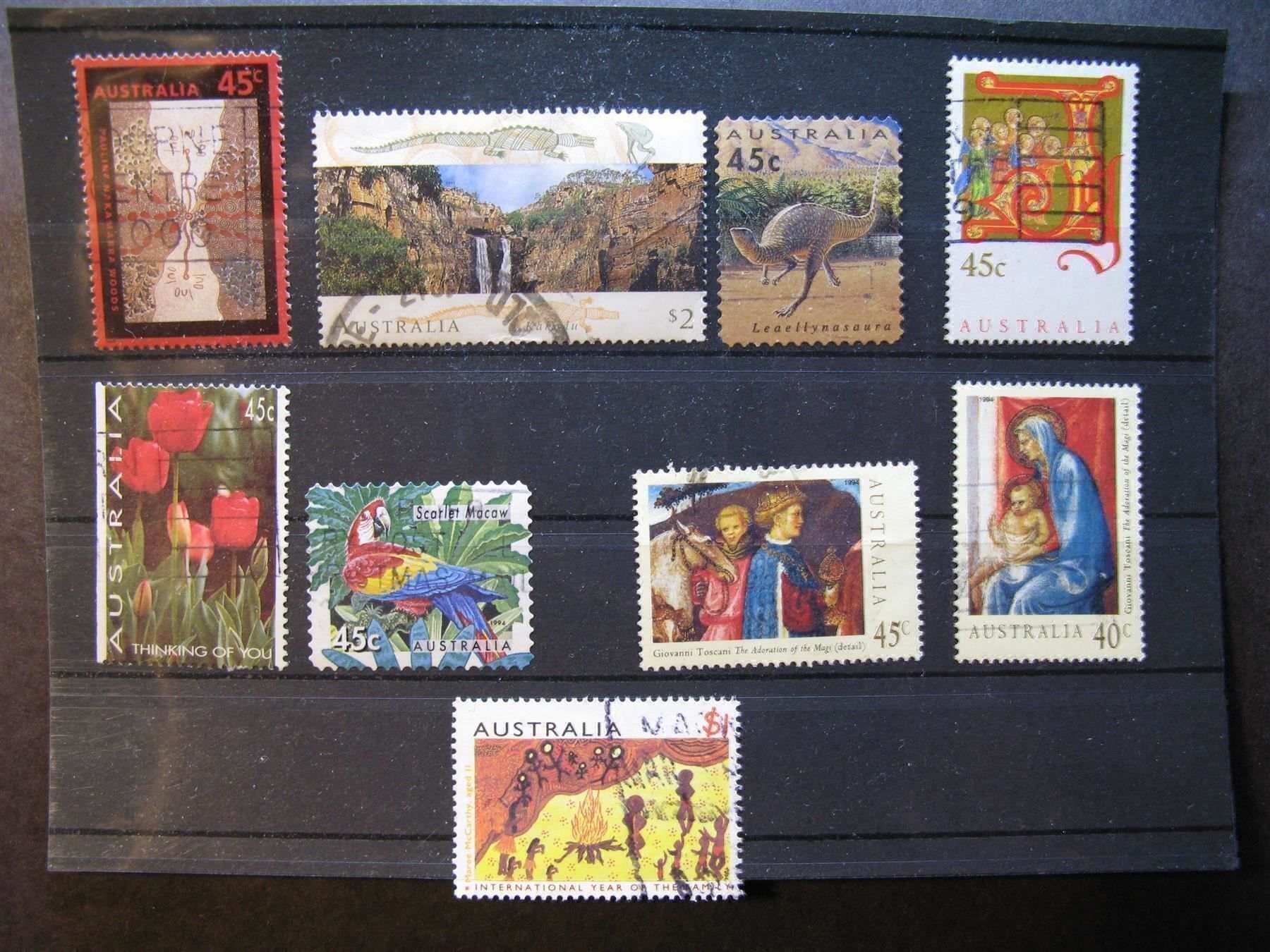 Alle Briefmarken: Australia 1993/94  gestempelt – Gebraucht aus Wil SG von fva01