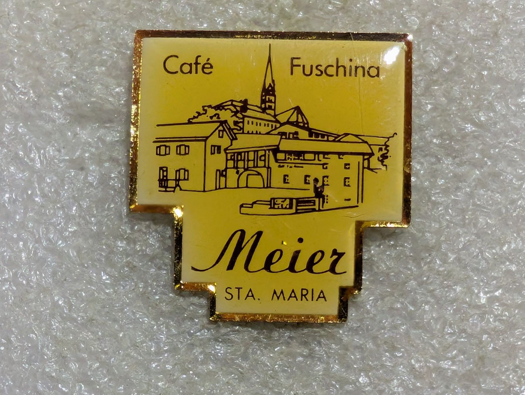 Plaketten & Abzeichen: Ansteckpin 107: Cafe Meier – Gebraucht aus Oppligen von Pin-Fall-Shop
