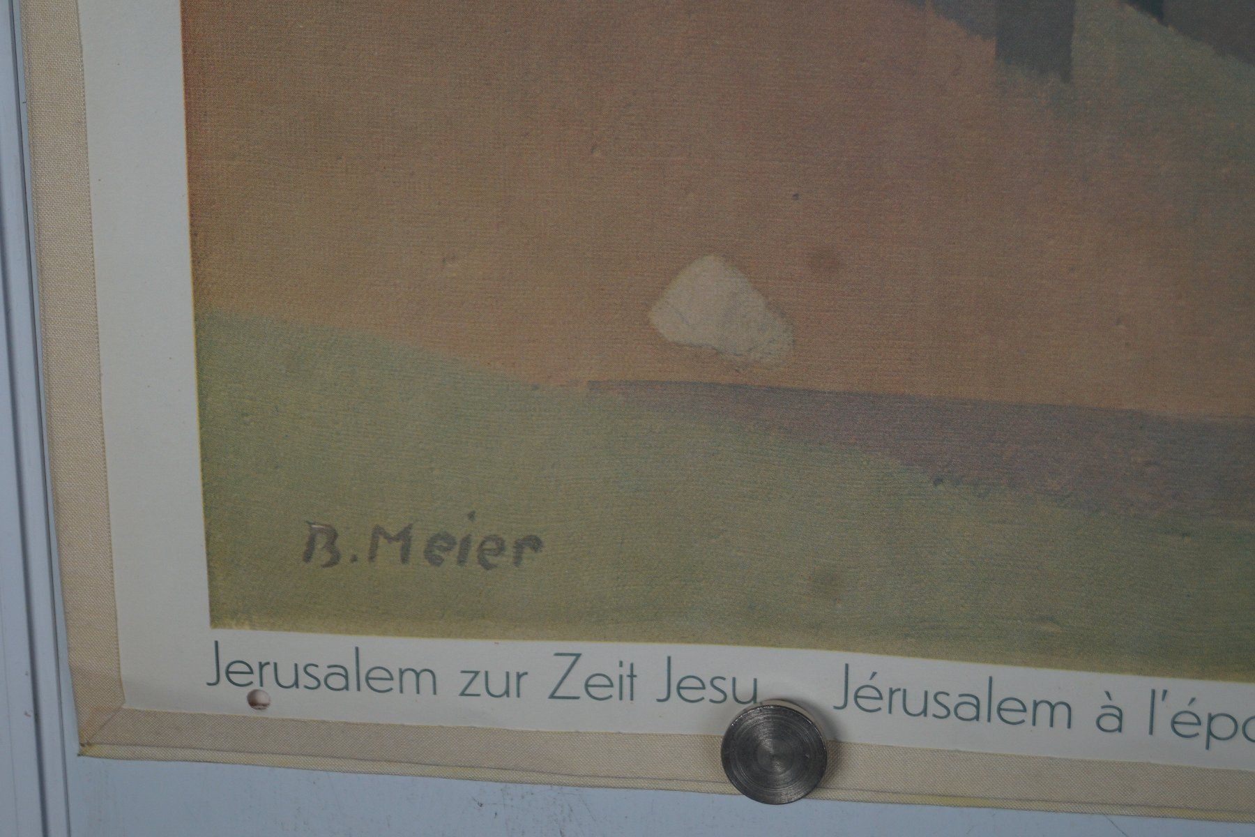 Poster & Bilder: Schulwandbild Nummer 9B: Jerusalem zur Zeit Jesu – Gebraucht aus Härkingen von sammelbecken 4