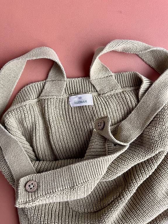 Pagliaccetti: Zeeman Strickoverall Gr. 68 Olivgrün – Usato da Cham venduto da nininanana 3