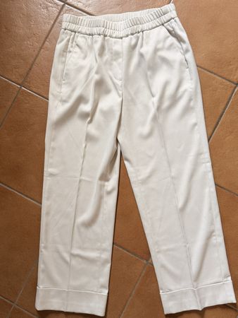 Pantaloni Opus MAIKITO CITY Beige Taglia 38 Come Nuovi Legge