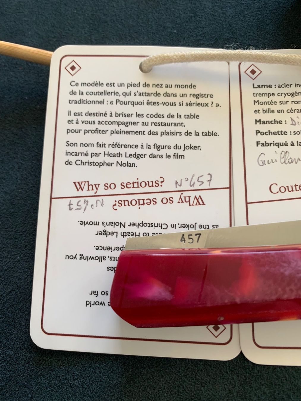 Accessori: Roland Lannier "Why so serious" – Nuovo (secondo la descrizione) da Brugg AG venduto da Lyma01 8