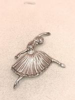 Jugendstil 900er Silber Brosche Ballerina um 1900j Top