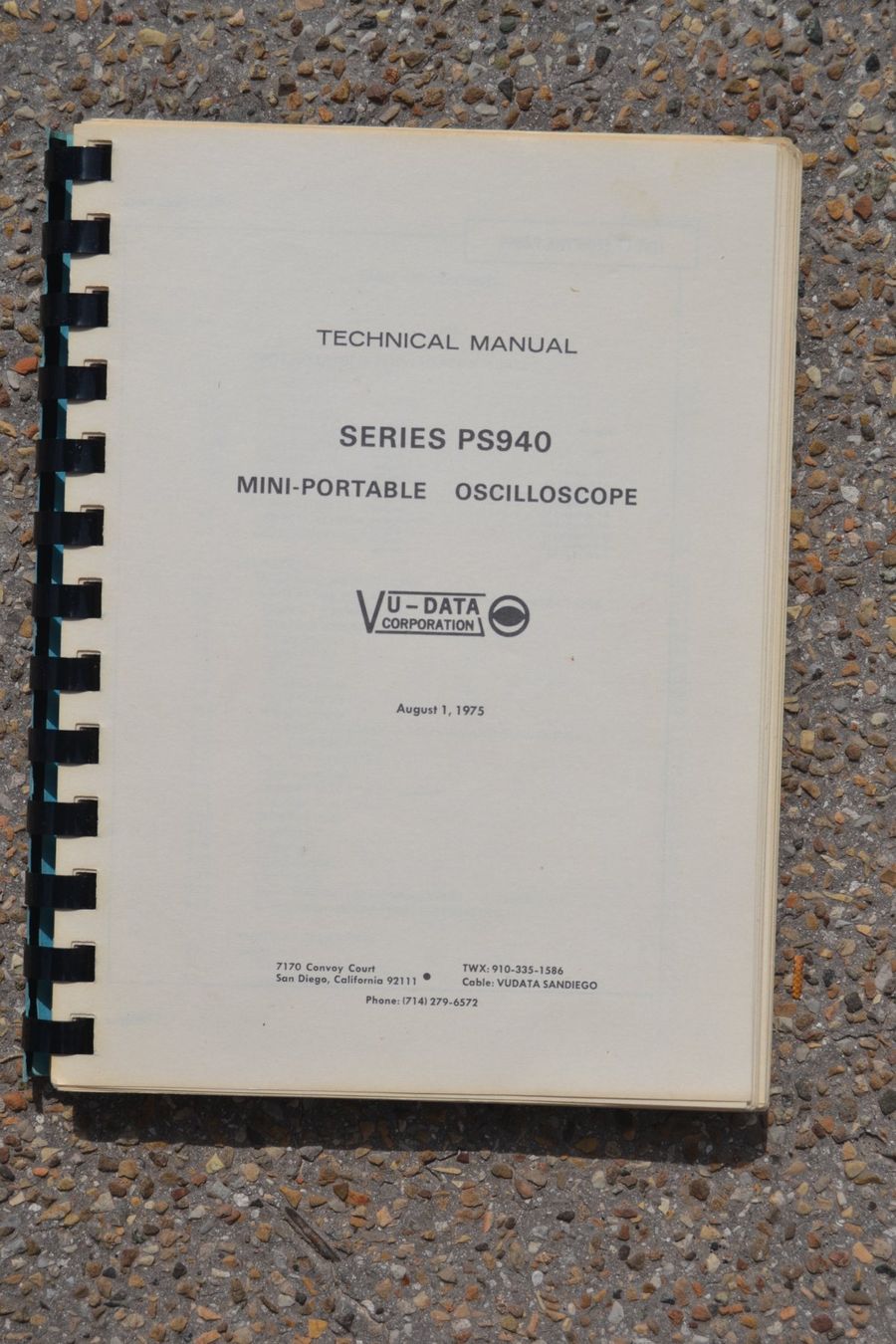 Misurare: MINI-PORTABLE Oscilloscope von Vu-Data Model PS 940  20MHz – Usato da Wil SG venduto da fanofrio 4