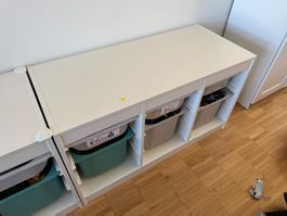 IKEA TROFAST Regal weiss 99×44×56 cm, ohne Boxen