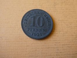 Dt. Reich 1921, 10 Pfennig