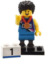 LEGO col25-4 Sprinter, Series 25 (Complete Set)