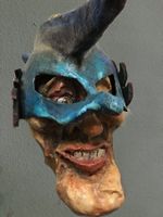 Fasnachtsmasken Larven Grinden Künstlermaske