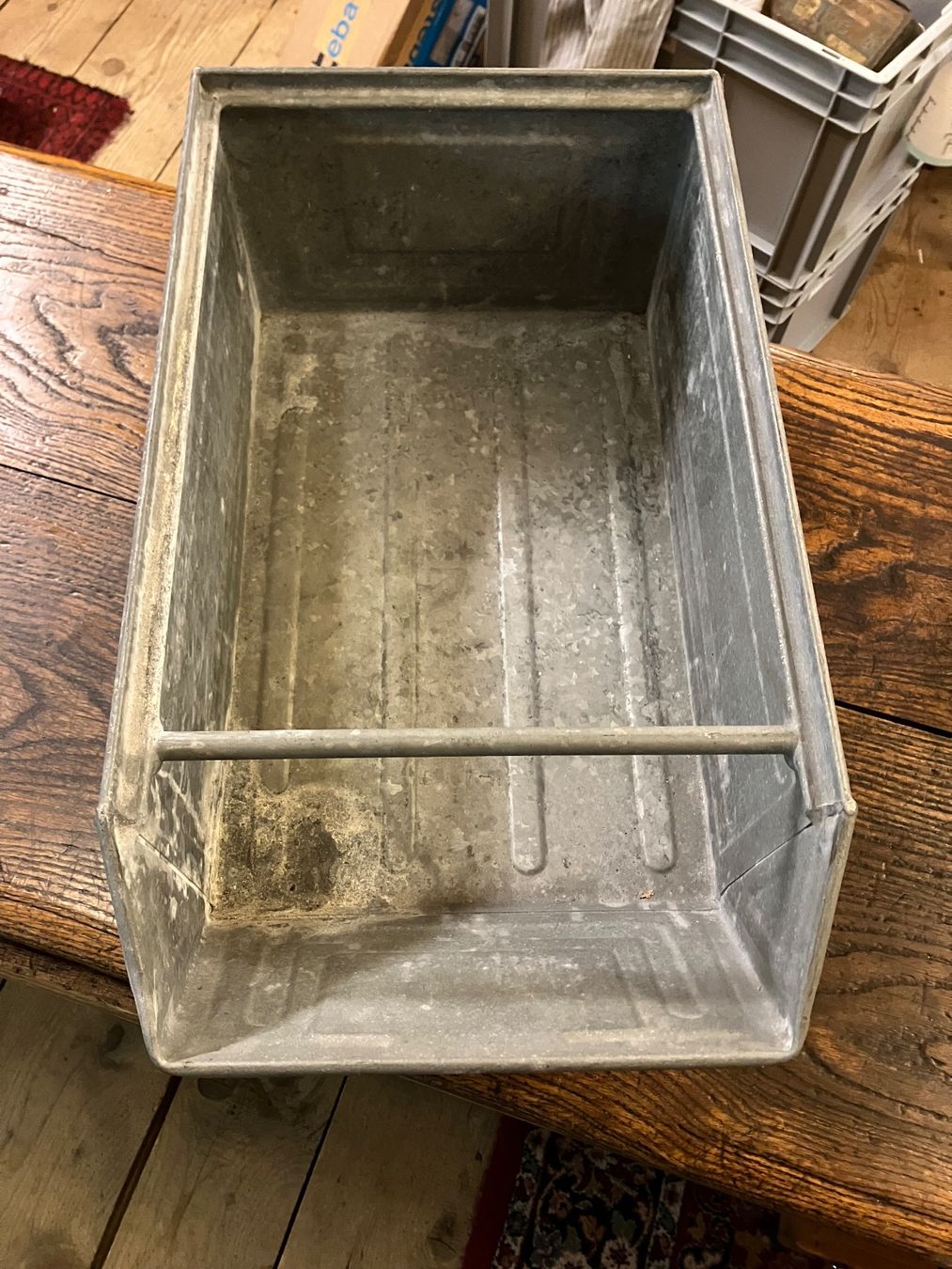 Casse di trasporto: Lagerbox Metall – Usato da Goldau venduto da Taburettli_Brocante 1