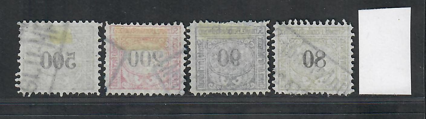 Tutti i francobolli: 1919: Eisenbahnmarken Nr.20B-25B gestempelt. – Nuovo (secondo la descrizione) da Endingen venduto da briefmarkenmeier57 1