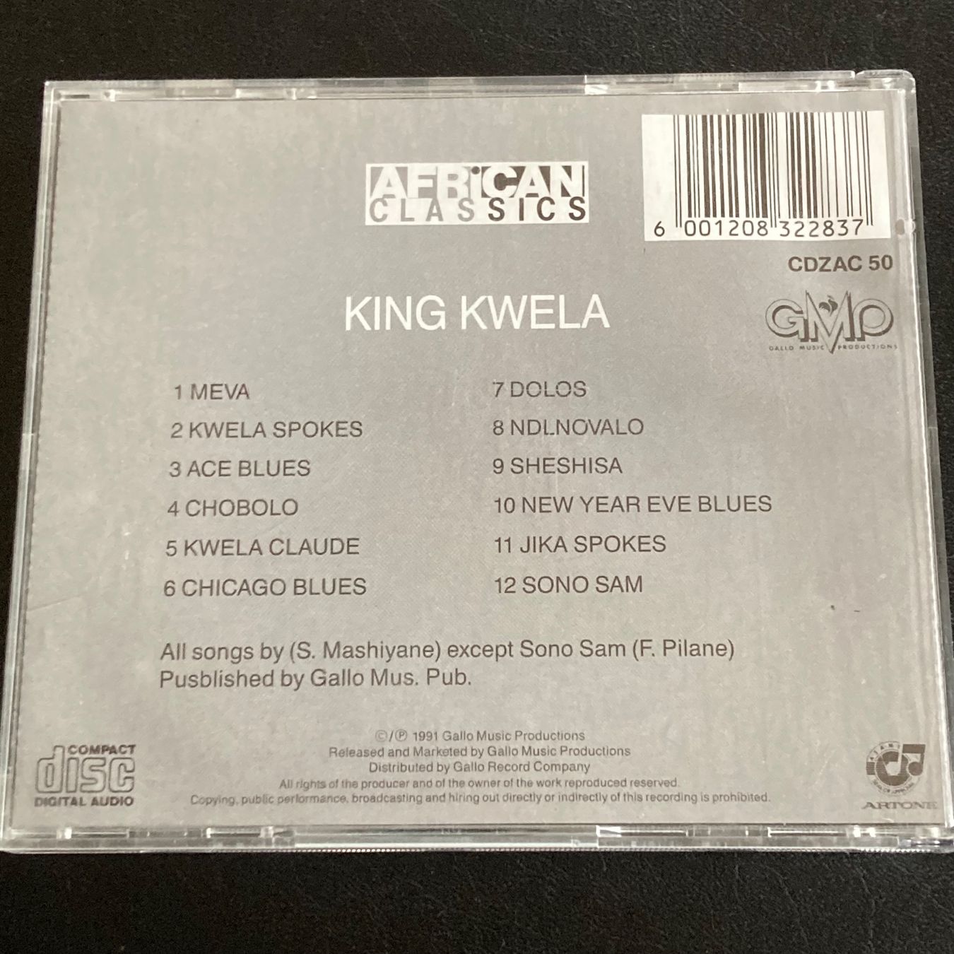 CD: Spokes Mashiyane - King Kwela – Usato da Bern venduto da Ntsamina 1