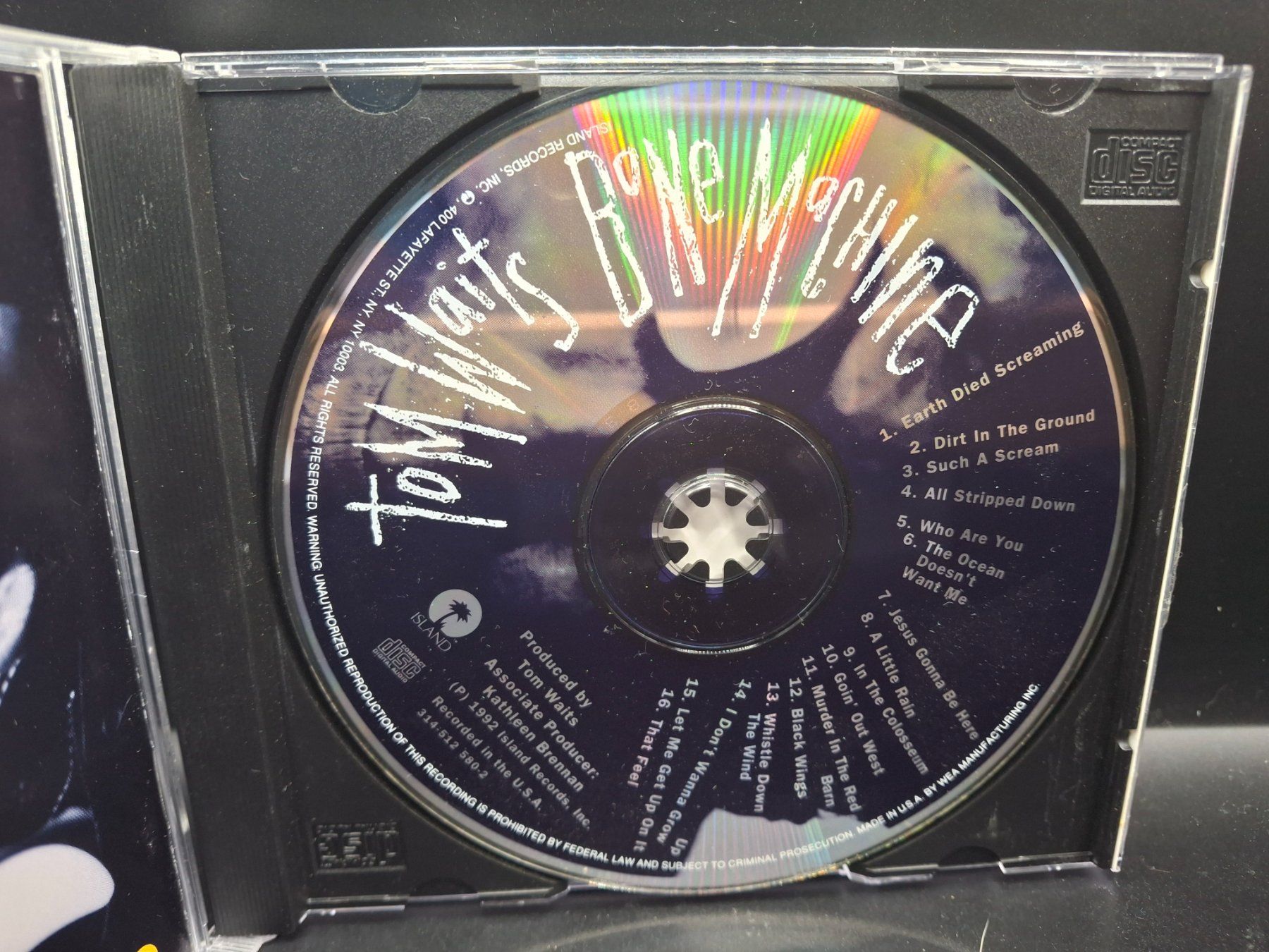 CD: Tom Waits – Bone Machine – Usato da St.Gallen venduto da jalamusic 2