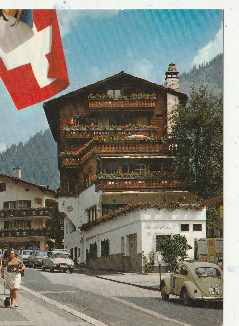 Cartes postales: Klosters Dorfpartie – D'occasion à Lumbrein par made02