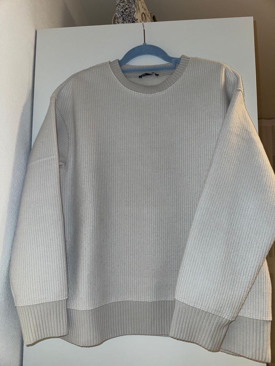 Zara Maglioni & Felpe: Oversize geriffelter pullover angenehmer stoff S zara – Usato da Zofingen venduto da ismail01a