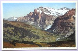 Blick von der Kleinen Scheidegg gegen Grindelwald