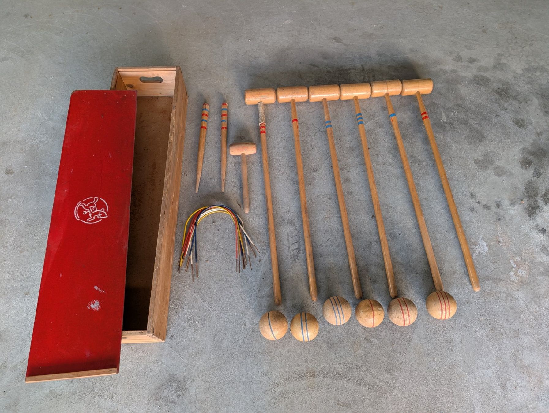 Jeux: Altes Croquet Spiel – D'occasion à Sulgen par Fiero