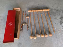 Altes Croquet Spiel