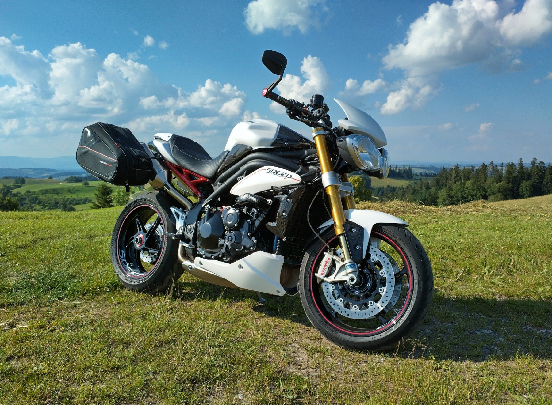 Triumph Strada: Triumph Speed Triple 1050 R  Launch Edition – Usato da Huttwil venduto da Materia