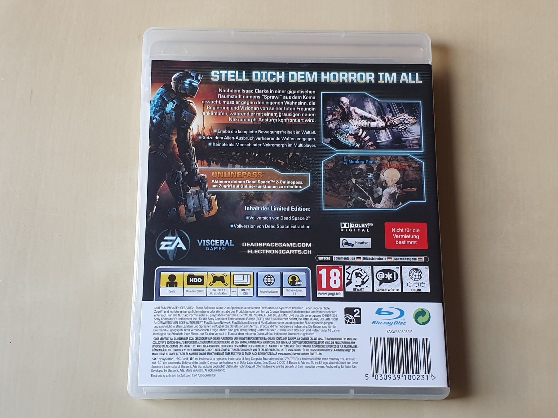 Sony Giochi: Dead Space 2 – Usato da Stansstad venduto da collectorsshop 1