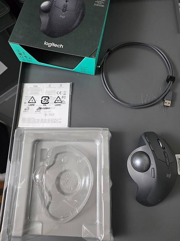 Mouse: Logitech MX ERGO Trackball Maus OVP – Usato da Dietlikon venduto da Bonamesa