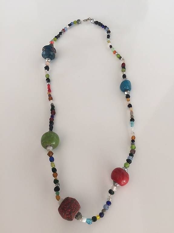 Catenine: Bunte Kugelkette 75cm lang – Usato da Thalwil venduto da Suleigl 1