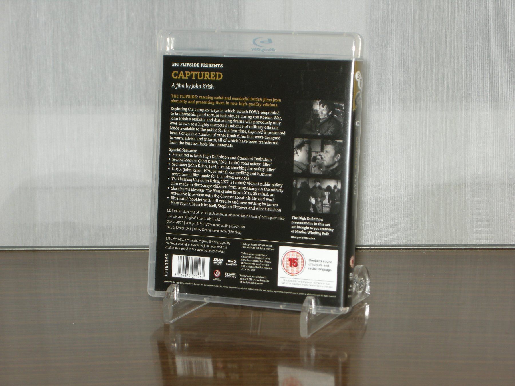 Tutti i DVDs: Captured / Blu-Ray & DVD / BFI Flipside / John Krish – Usato da Aarau venduto da Pearlz 1