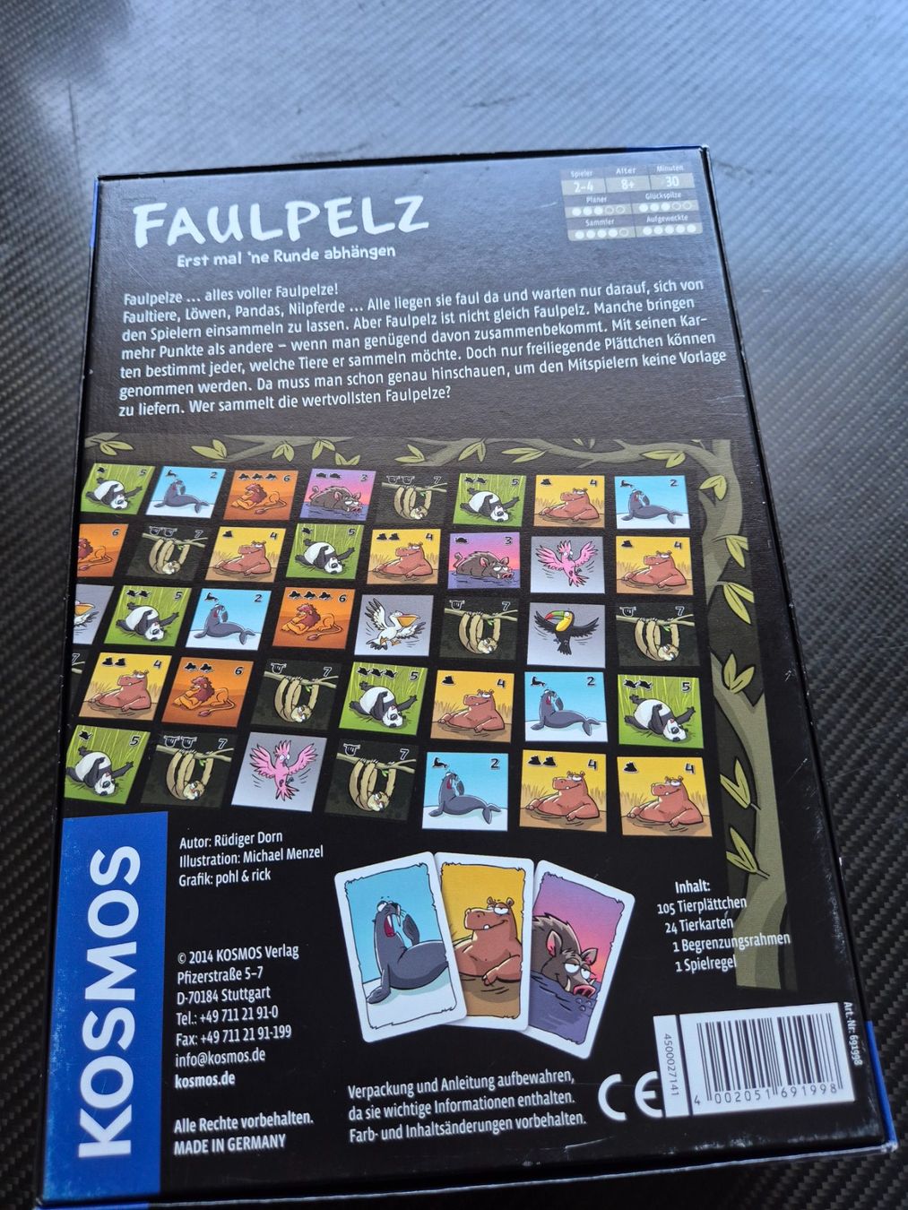 Kosmos Giochi: Gesellschaftsspiel: Kosmos - Faulpelz, – Usato da Dietikon venduto da grafad 1