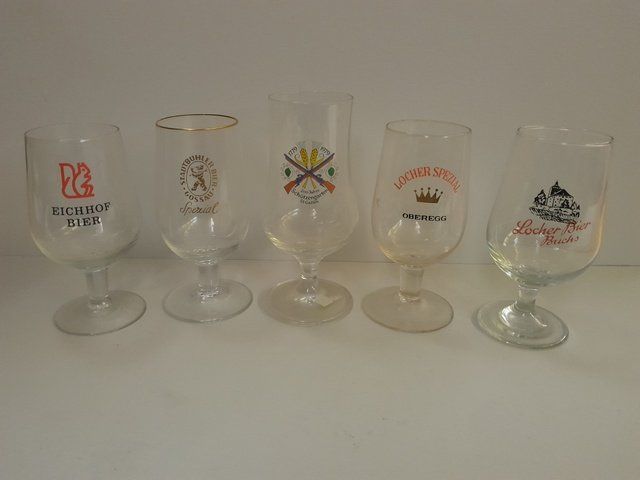 Verres: Bier Biergläser verschiedener Brauereien – D'occasion à St.Gallen par Stocken64