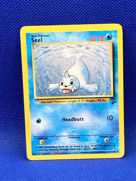 Pokemon BASE SET 2 / Seel 61 / 130 EN - (EX) (Gebraucht) in Baar für ...