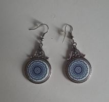 Ohrringe Desigual Silberfarben mit Mandala Muster