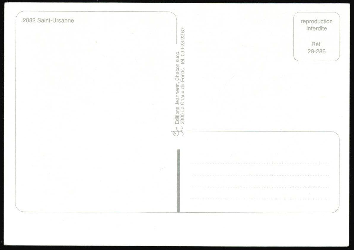 Cartoline postali: AK Saint-Ursanne – Usato da Zürich venduto da Tolima194 1