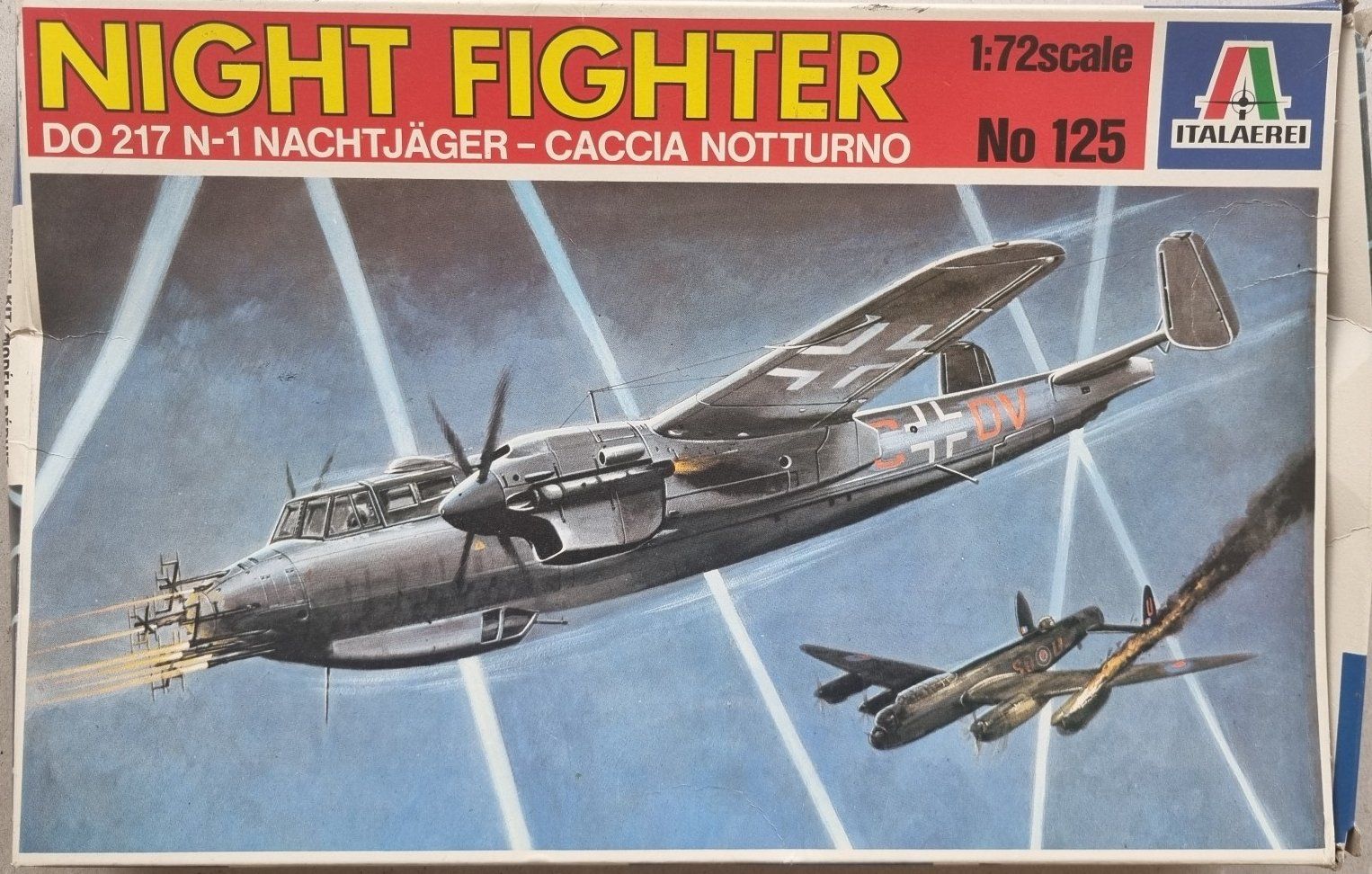 Italeri Modellbausätze & Standmodelle: 1/72 Italeri Do 217N-1 (125) – Gebraucht aus Grand-Lancy von LFW