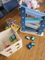 Little Dutch Wooden Car Ramp & Activity Cube Set 
