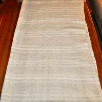 Couverture tissée main ou plaid en laine d'agneau douce