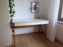 Schreibtisch Weiss mit Schubladen Beliani top Zustand