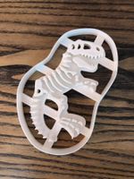 T-Rex Fossil Ausstechform mit Stempel Guetzli Ausstecher