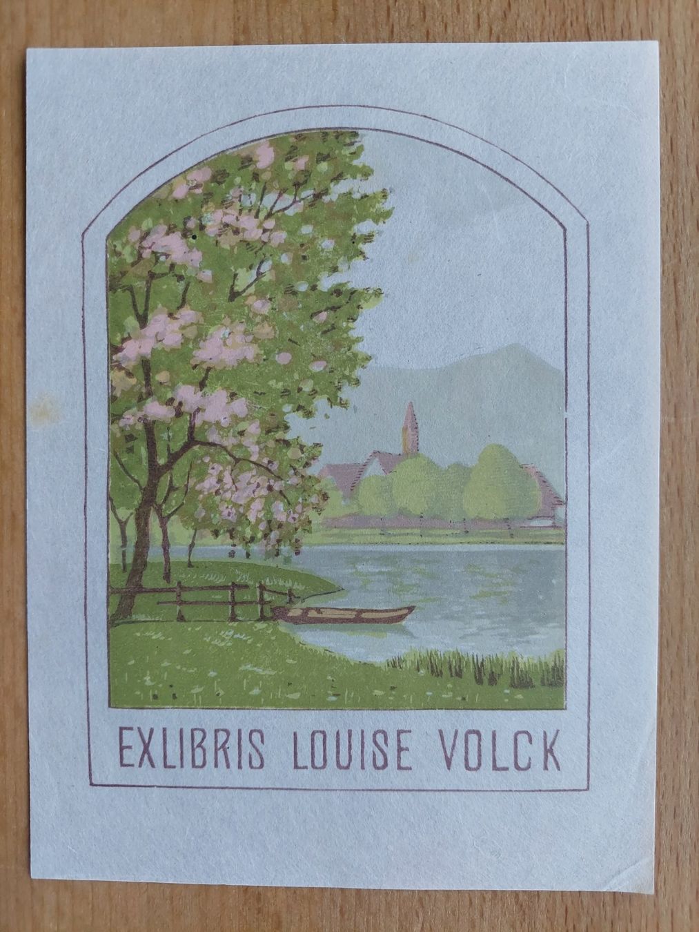 Xilografie: Exlibris Otto Krebs - Original Holzschnitt – Usato da Obfelden venduto da Exlibris-Art