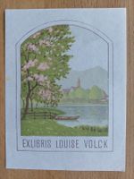 Exlibris Otto Krebs - Original Holzschnitt