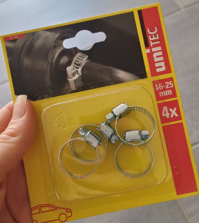 10 X Verzinkte Schlauchschellen, Größe 80–100 Mm – Bandbreite 9 Mm, Für Schläuche Aus Gummi Oder Silikon, Mit Schraubenschlüssel Montierbar