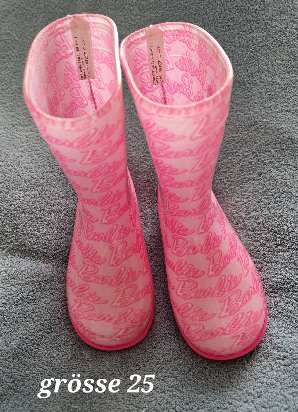 Scarpe per ragazze: Gummistiefel Barbie pink Grösse 25 – Usato da Heimberg venduto da Eleanor20