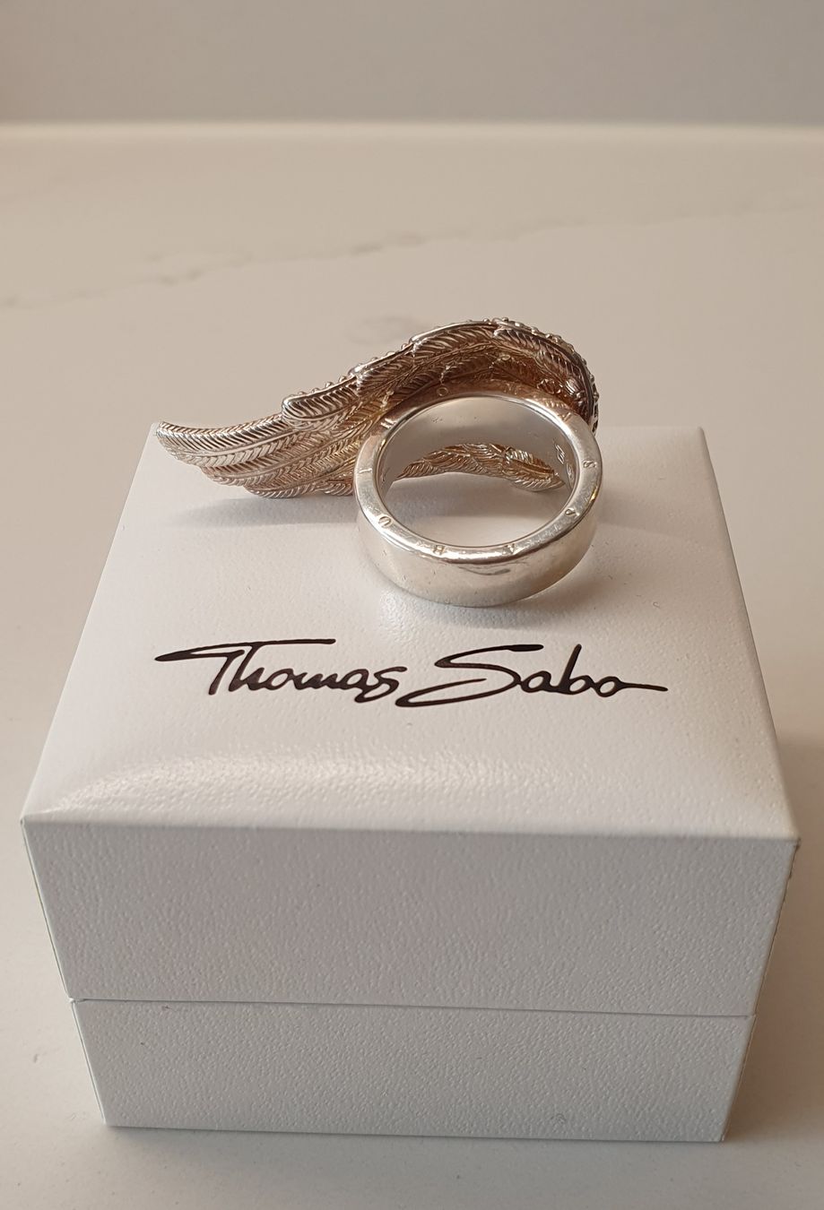 Thomas Sabo Anelli: Thomas Sabo Ring Flügel, Grösse 54 – Usato da Pagig venduto da Spring14 1