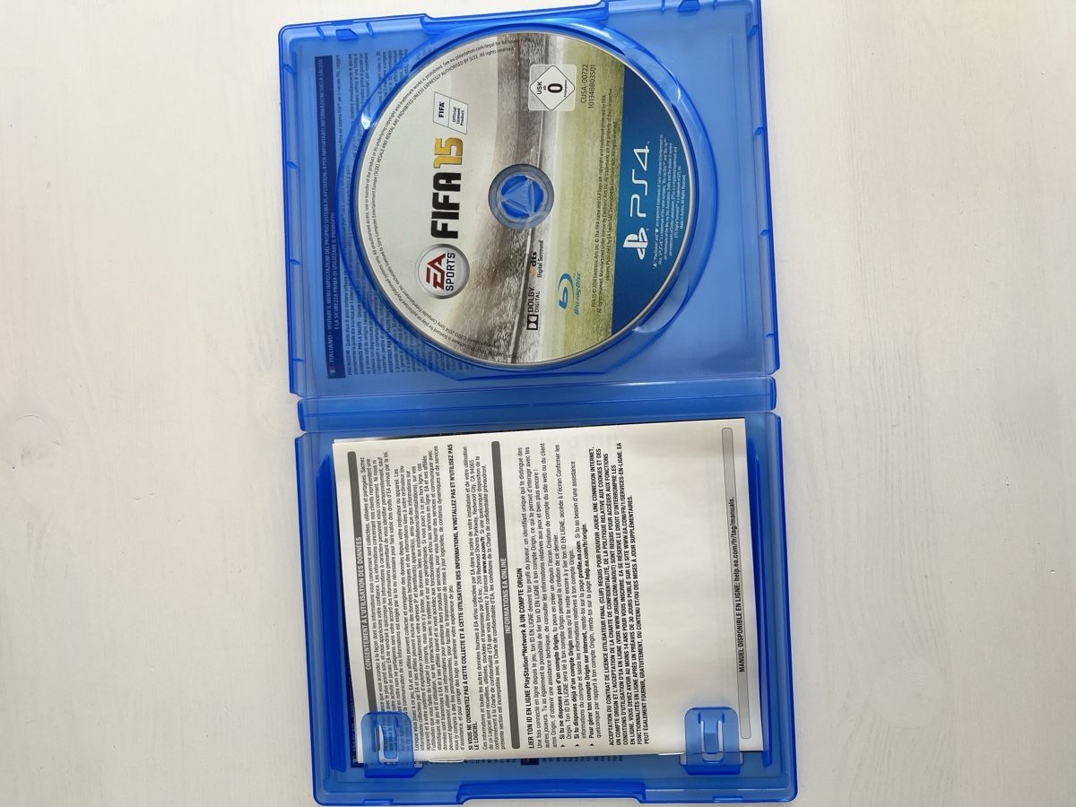 Jeu PS4 FIFA 15 Complet - édition EA, Bon état, Boîtier Et Disque Probablement Présents, Origine France