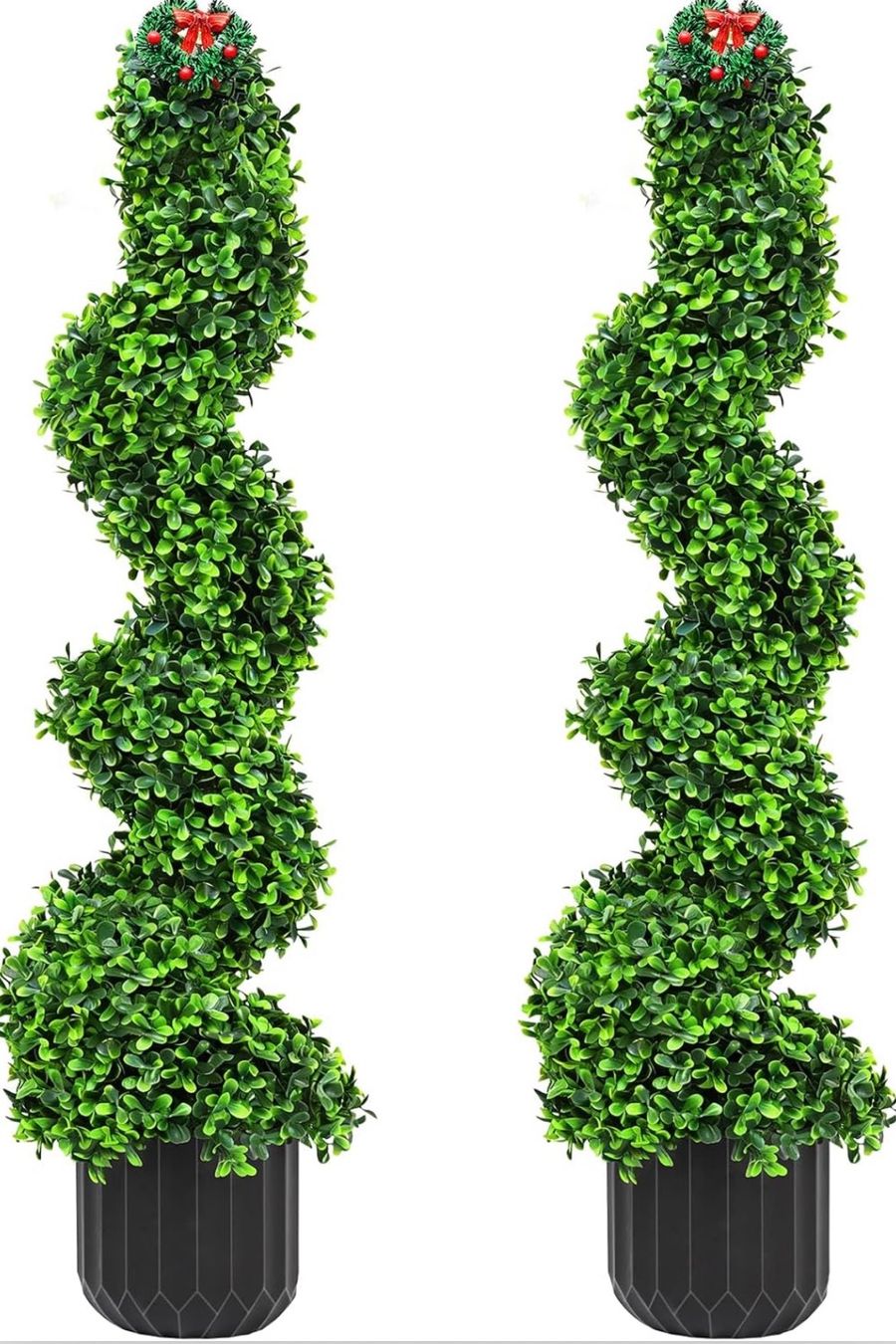 Plantes & graines: 2 STK. Künstlicher Buchsbaum Turm Formschnitt Spirale Kunst – Neuf avec emballage d'origine à Strengelbach par retourenjaeger 2