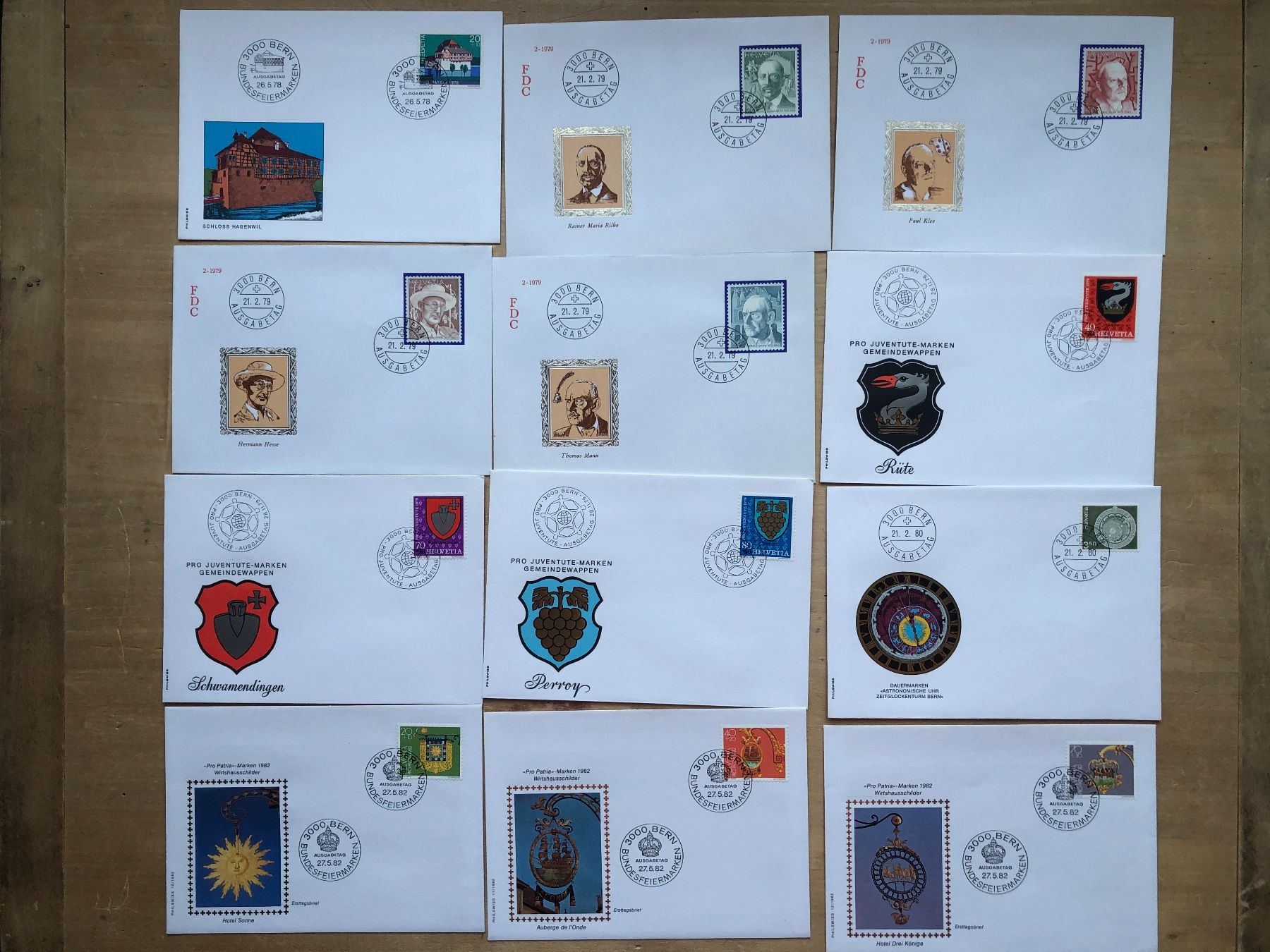 Tutti i francobolli: CH: 60 "spezielle" FDC "spéciales" – Usato da Neuchâtel venduto da Atahuallpa 8