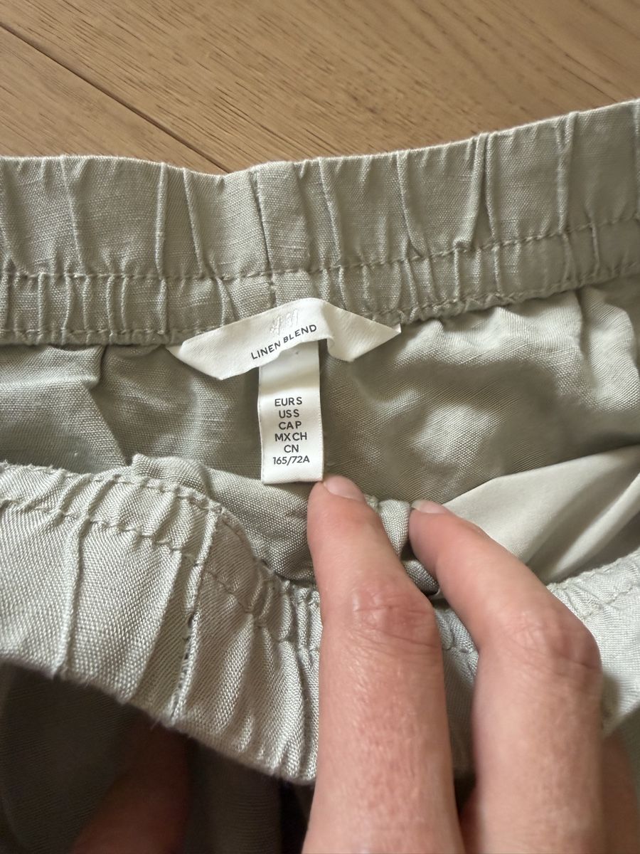 H&M Pantalons: H&M Linen Blend Trousers Beige - S – D'occasion à Wetzikon ZH par dor_rmq2 1