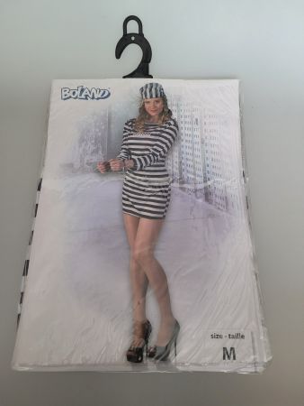 Fasnachtskostüm Sträfling Grösse M Neu